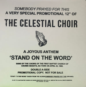 Celestial Choir – Stand On The Word