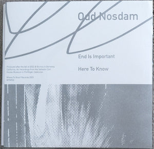 Odd Nosdam – End Is Important