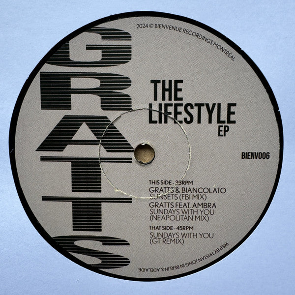 Gratts – The Lifestyle EP