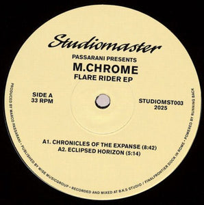 Passarani  Presents M.Chrome  – Flare Rider EP