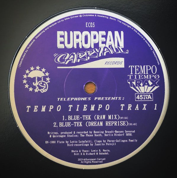 Telephones ‎– Tempo Tiempo Trax 1